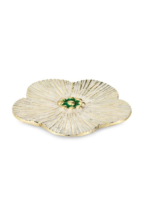 Διακοσμητικό πιάτο Doing Goods Faye 8 cm χρώμα: άσπρο, 1.20.20.024.001.4