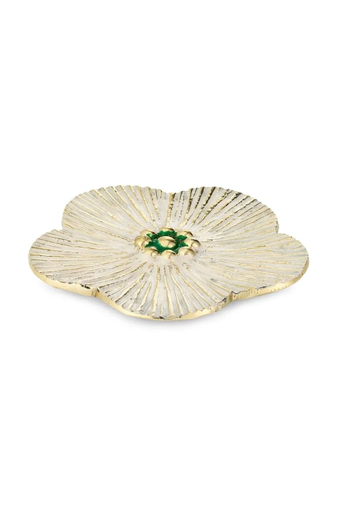 Διακοσμητικό πιάτο Doing Goods Faye 8 cm χρώμα: άσπρο, 1.20.20.024.001.4