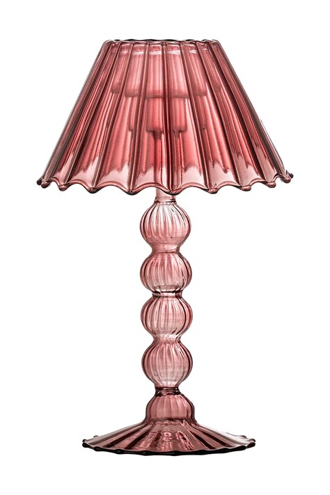 Bloomingville świecznik dekoracyjny Cisco 19,5 cm kolor czerwony 82072751