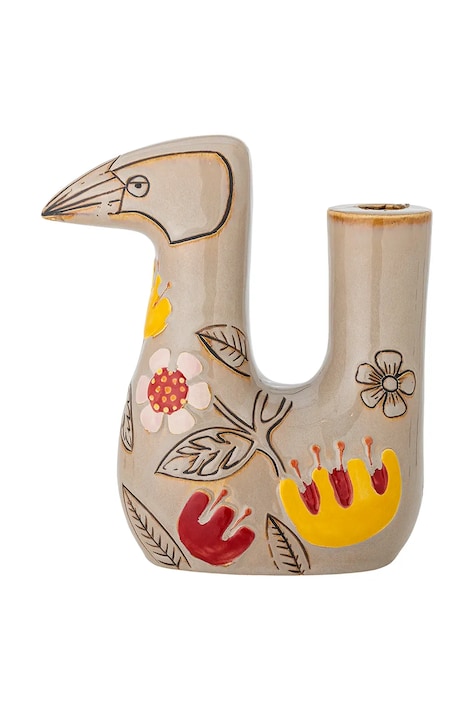 Ukrasni svijećnjak Bloomingville Vivielle 18,5 x 21 x 10 cm boja: višebojna, 82063144