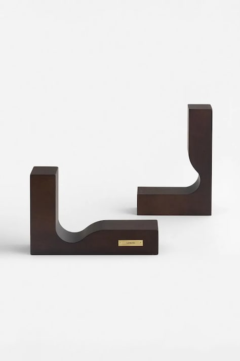 La Mania podpórka do książek dekoracyjna z drewna bukowego 5902037040781