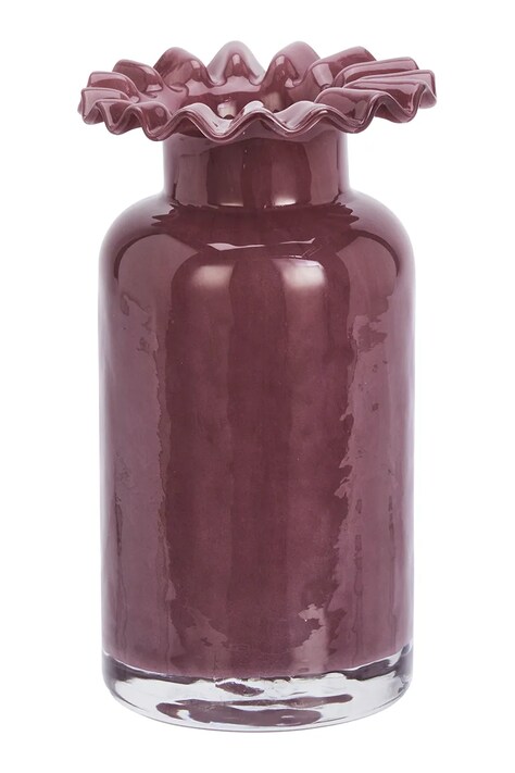 Madam Stoltz wazon dekoracyjny ze szkła barwionego 12 x 19 cm 2402838B