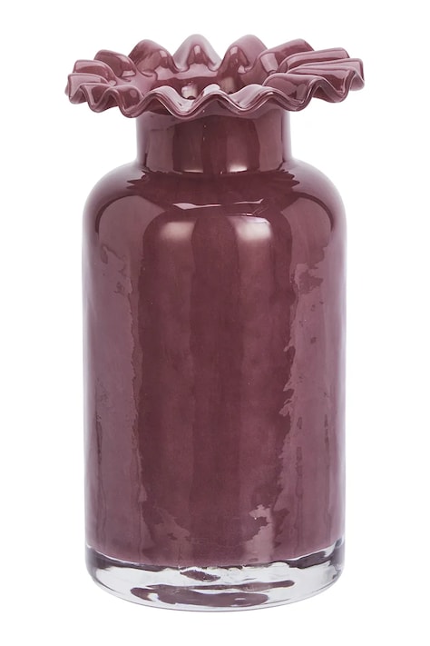 Madam Stoltz wazon dekoracyjny ze szkła barwionego 12 x 19 cm 2402838B