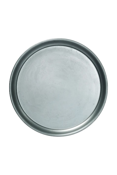 Madam Stoltz pladenj dekorativni iz polirane kovine 30 x 2,5 cm 37549Z