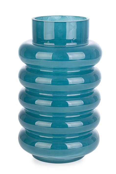 Bizzotto ваза декоративна з кольорового скла 15 x 25 cm 200278