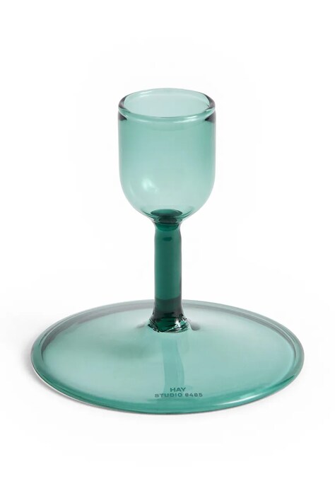 HAY świecznik dekoracyjny ze szkła barwionego 7,7 x 7 x 7 cm AE357-D438-AF97