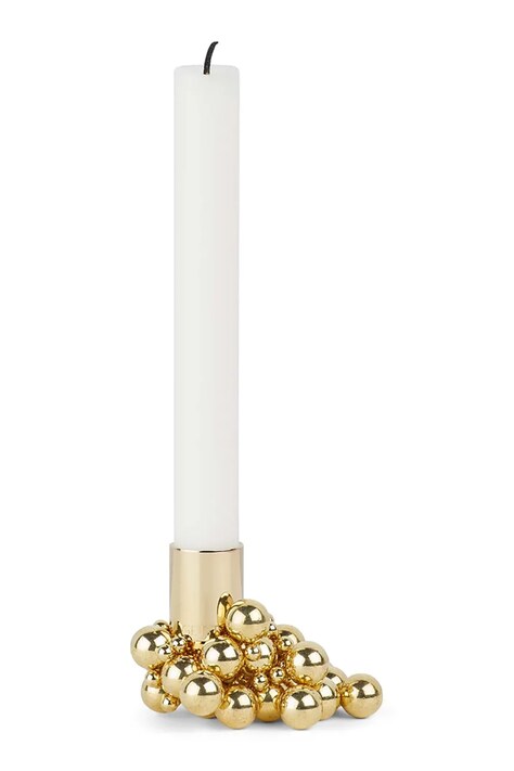 Gejst świecznik dekoracyjny Molekyl 2 x 3,3 cm kolor żółty G10003