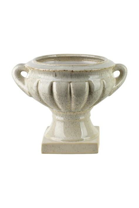 Inne wazon dekoracyjny z ceramiki szkliwionej 26,5 x 21 x 21 cm HTC2711