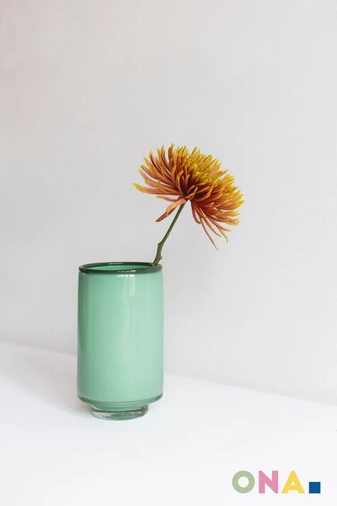 ONA wazon dekoracyjny ze szkła barwionego 12 x 21,5 cm 262284