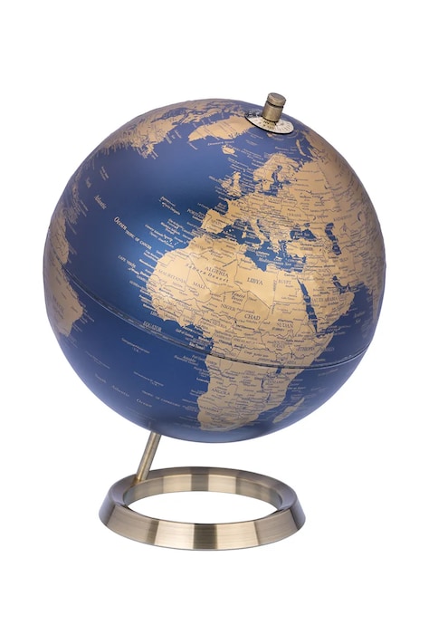 Troika globus dekoracyjny z metalu szczotkowanego 25 x 25 x 31 cm TRG2507.DBGO.AB