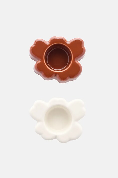 Marimekko Zestaw świeczników dekoracyjny z kamionki 10 cm 076263-180