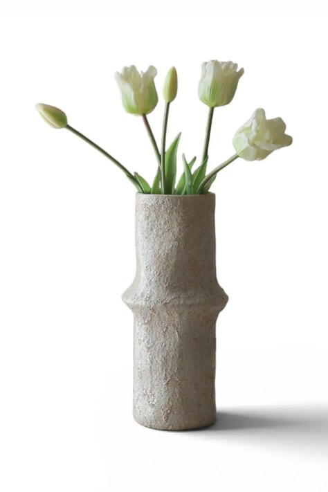 Botané Sztuczny bukiet dekoracyjny 47 x 18 cm BOT-WH-TUL-004
