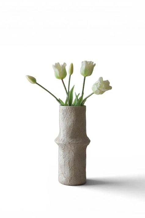 Botané Sztuczny bukiet dekoracyjny 47 x 18 cm BOT-WH-TUL-004