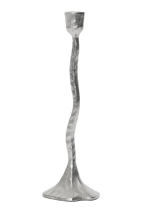 Broste Copenhagen Świecznik dekoracyjny z aluminium Amy 9 x 31 cm 71177724