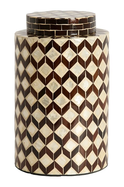 Light & Living wazon dekoracyjny z drewna bambusowego 16 x 26,5 cm 5783843