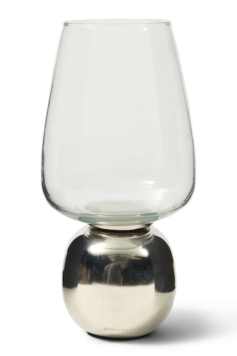 Riviera Maison świecznik dekoracyjny ze szkła 14 x 14 x 26 cm 594380