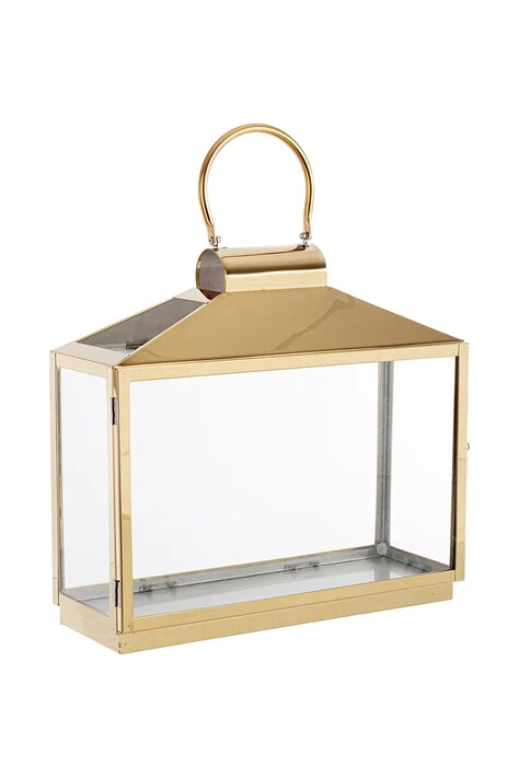 Bizzotto latarenka dekoracyjna ze stali malowanej proszkowo 40.5 x 14.5 x 39 cm 141570