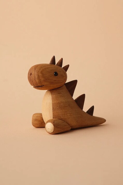 Lucie Kaas figurka dekoracyjna drewniana Dino 6,5 cm NU06