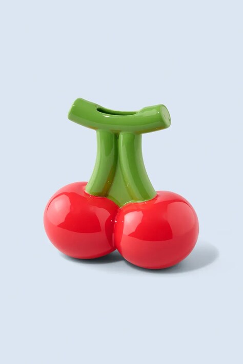 Fluid Market wazon dekoracyjny z ceramiki 18 x 18 x 10 cm AAVSECHERRY