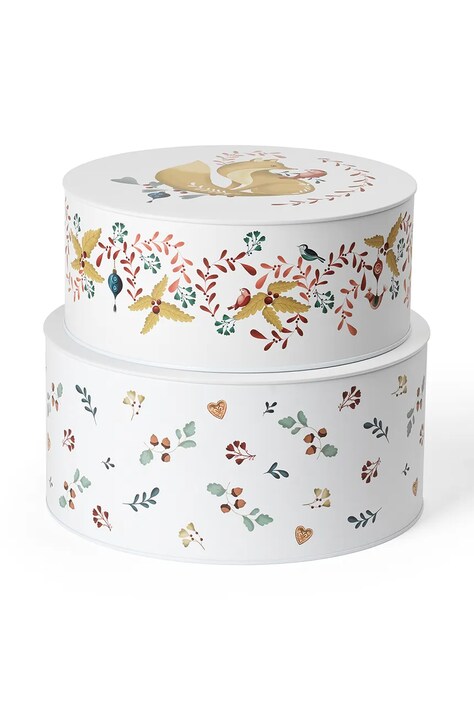 Rosendahl set recipiente de depozitare cu capace Grand Cru Cottage 2-pack culoarea alb