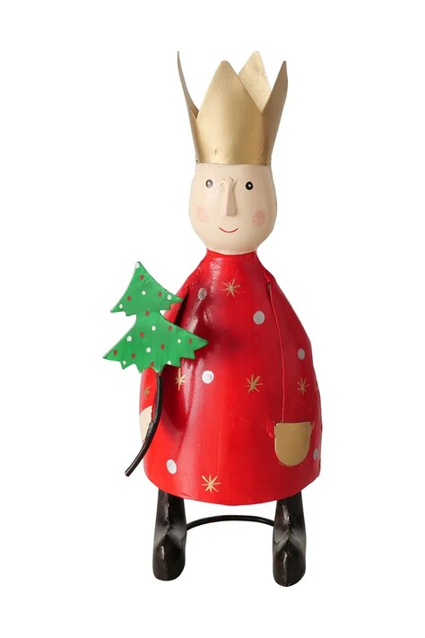 Boltze figurka dekoracyjna Maxi King 27,5 cm kolor multicolor