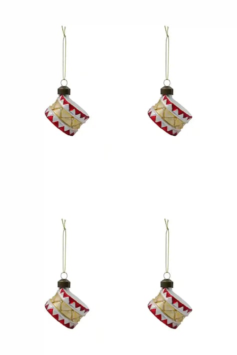 House Doctor set de globuri de crăciun 4,7 x 5 cm 4-pack