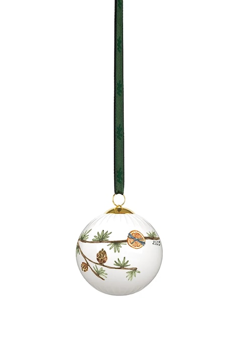 Vianočná dekorácia Kähler Hammershoi Christmas Bauble 2025 6 cm biela farba
