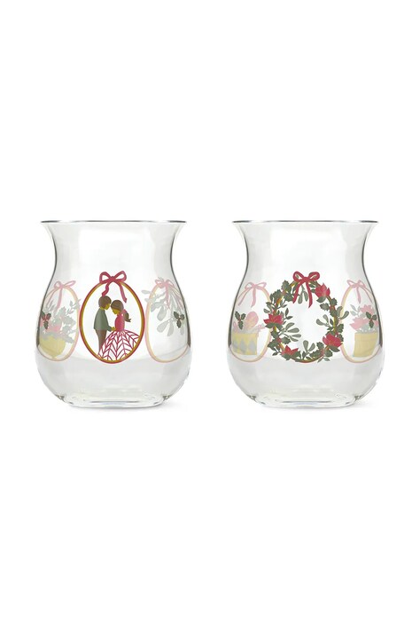 Διακοσμητικό κηροπήγιο Holmegaard Holmegaard Christmas 7,5 x 7 cm 2-pack χρώμα: διάφανο