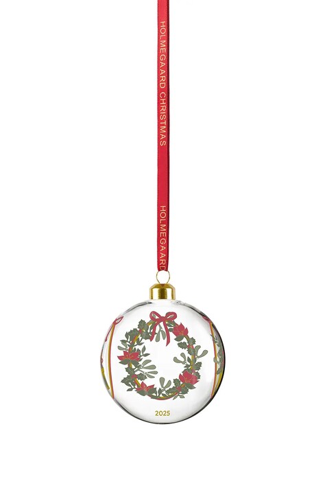 Στολίδι για το χριστουγεννιάτικο δέντρο Holmegaard Annual Christmas Buble 2025 χρώμα: πολύχρωμο