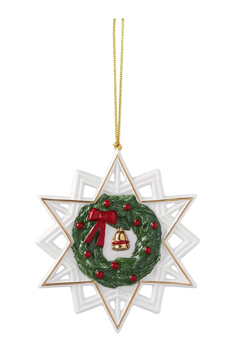 Villeroy & Boch zawieszka świąteczna Christmas Classics 9,6 x 1,3 x 10,7 cm kolor multicolor