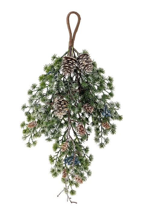 Bloomingville dekoracja wisząca Cedar Deco 46 x 8 x 23 cm kolor zielony