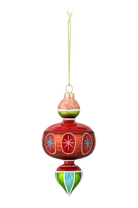 Bloomingville bombka choinkowa 7 x 13 cm kolor multicolor