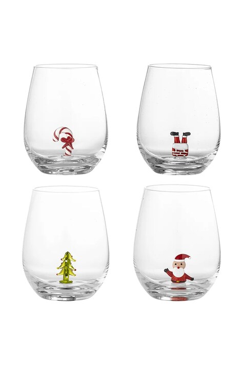 Bloomingville zestaw szklanek Misa 560 ml 4-pack kolor transparentny