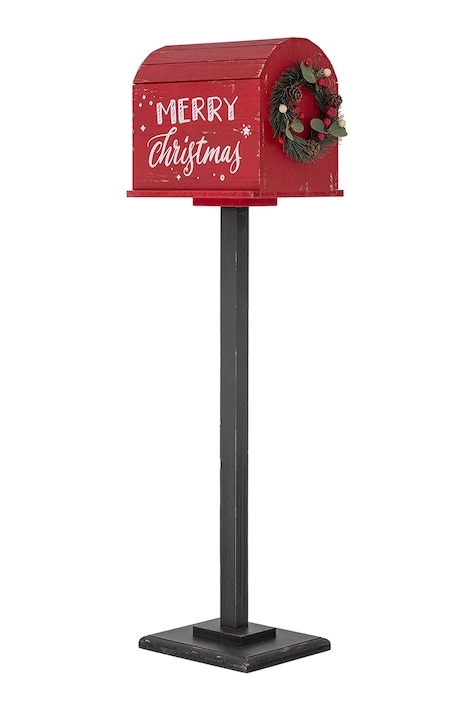 Bloomingville cutie poștală Carlo Deco 26 x 82 x 18 cm culoarea roșu