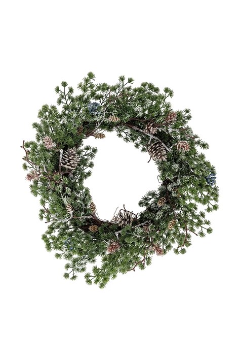 Bloomingville wieniec świąteczny Cedar Wreath 50 x 11 cm kolor zielony