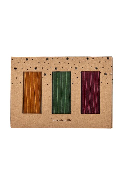Bloomingville wstążka dekoracyjna Puglia 5 m 3-pack kolor multicolor