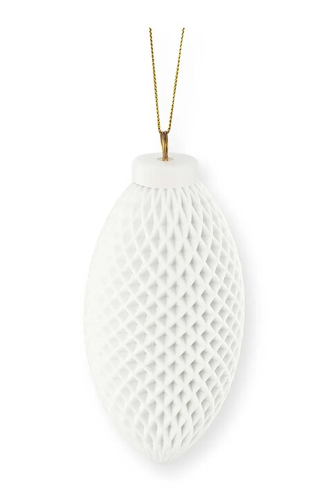 Στολίδι vtwonen Christmas Ornament 6,5 x 14 cm χρώμα: άσπρο