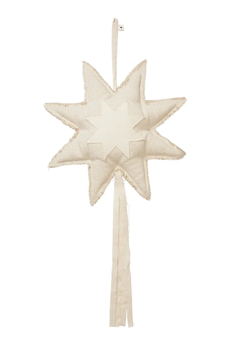 ferm LIVING dekoracja świąteczna kolor beżowy