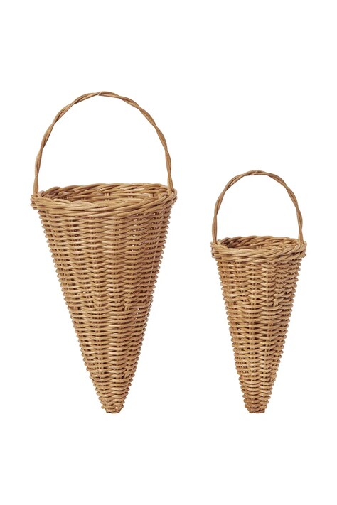 ferm LIVING dekoracje świąteczne 2-pack kolor beżowy