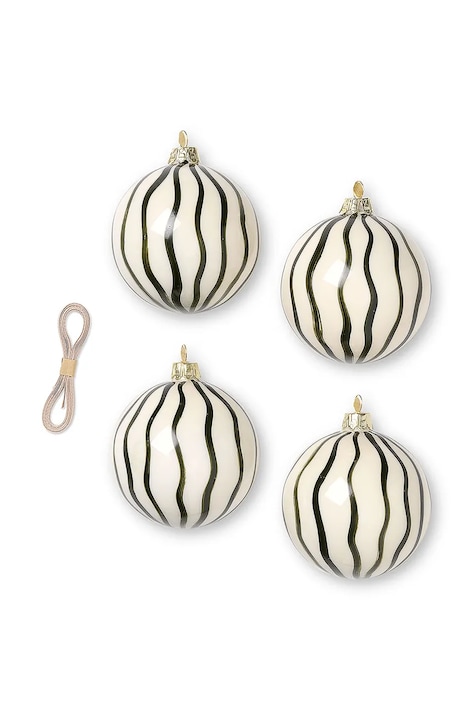 Іграшка на ялинку ferm LIVING 4-pack колір зелений
