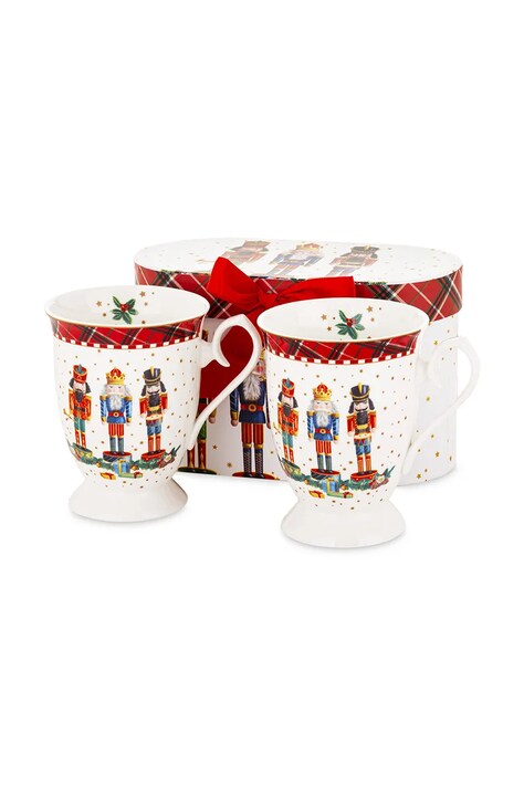 home & lifestyle zestaw kubków 11 x 8,5 x 11,5 cm 2-pack kolor multicolor