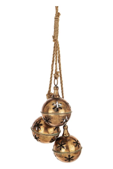 dekoracja wisząca 60 x 15 x 15 cm kolor żółty