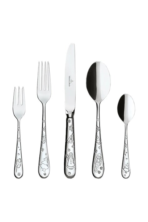 Villeroy & Boch zestaw sztućców świątecznych 30 elementów, 44 x 29 x 6,5 cm kolor szary