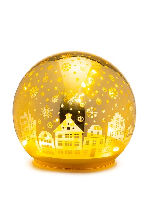 Palais Royal dekoracja świąteczna led 12 cm kolor żółty