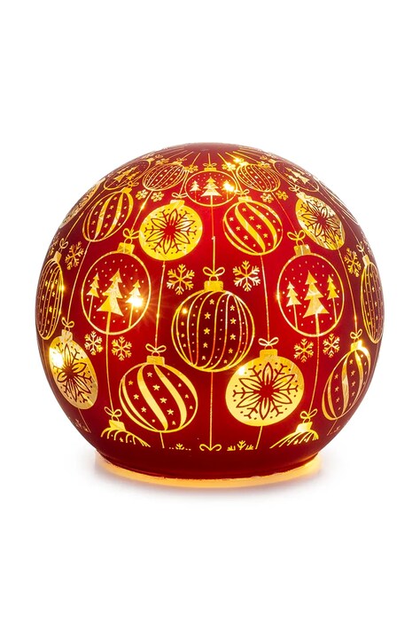 Palais Royal dekoracja świąteczna led 12 cm kolor czerwony