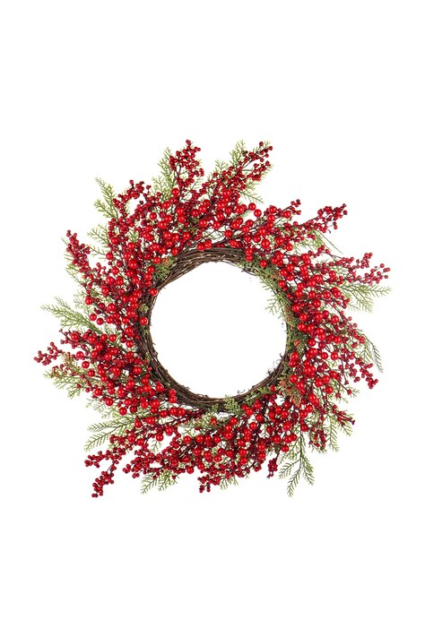 home & lifestyle wieniec świąteczny 55 x 55 x 12 cm kolor multicolor