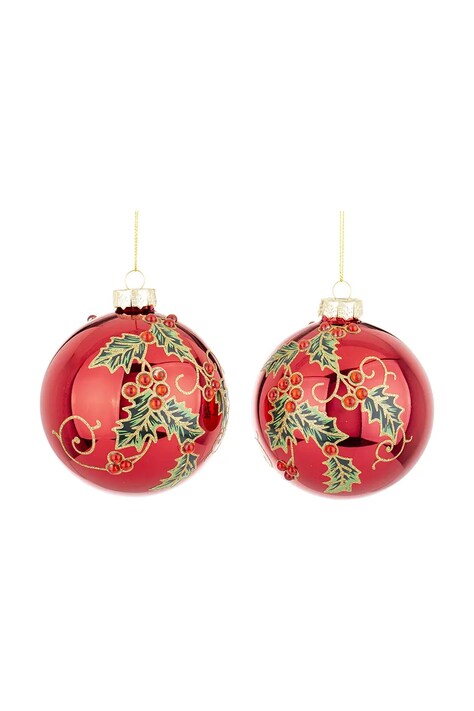 Набір ялинкових куль home & lifestyle 10 x 10 x 10 cm 2-pack