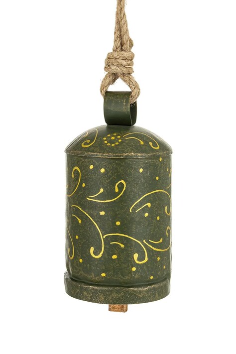Рождественский колокольчик 18,5 x 10 x 10 cm цвет зелёный