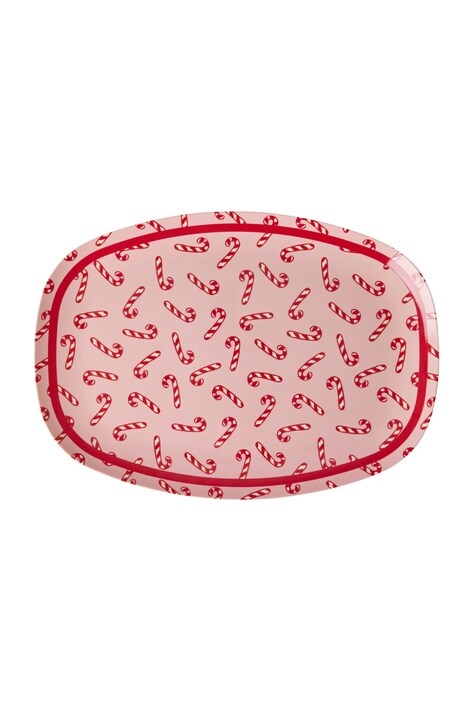Rice Talerz świąteczny z melaminy 22 x 30 cm XMEPL-CACA