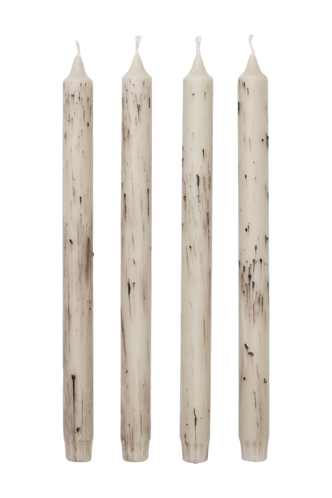 Ferm Living Zestaw świeczników dekoracyjnych z wosku roślinnego 4-pack Mura 1104274138